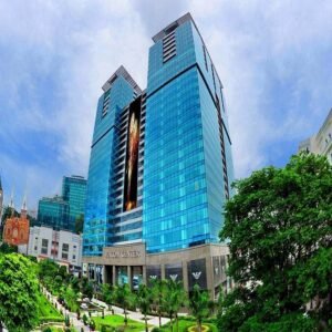 Ảnh toà nhà sử dụng kính của công ty nhôm kính nhựt mỹ
